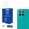 3MK Lens Protection hibrīda kameras objektīva stikls Honor X8c (4 gab.)