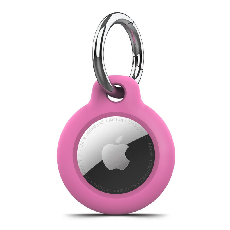 Tech-Protect Rough aizsargājošs atslēgu piekariņš, paredzēts Apple AirTag 1 / 2, rozā