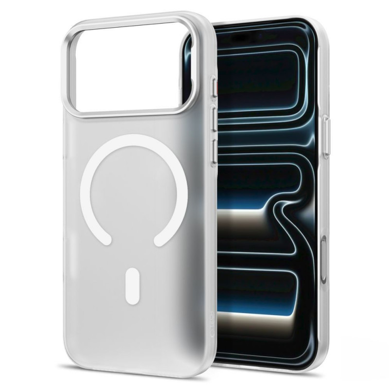 Tech-Protect MagZero MagSafe apvalks, paredzēts Apple iPhone 17 Pro / 18 Pro, matēts balts