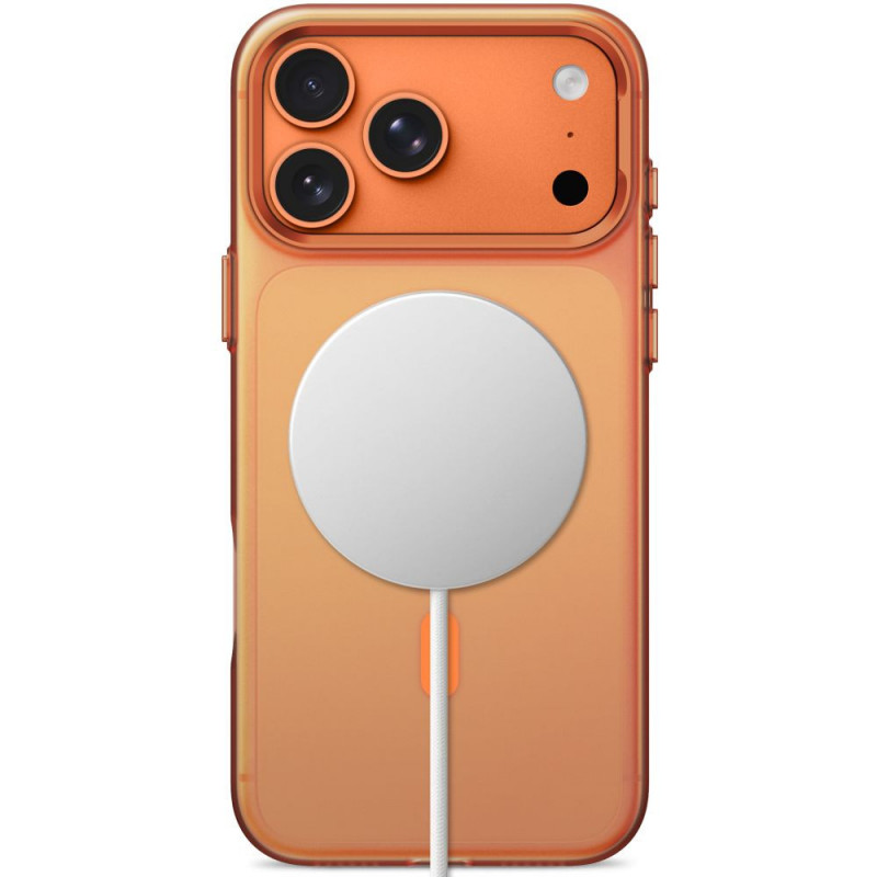 Tech-Protect MagZero MagSafe apvalks, paredzēts Apple iPhone 17 Pro / 18 Pro, matēts Cosmic Orange