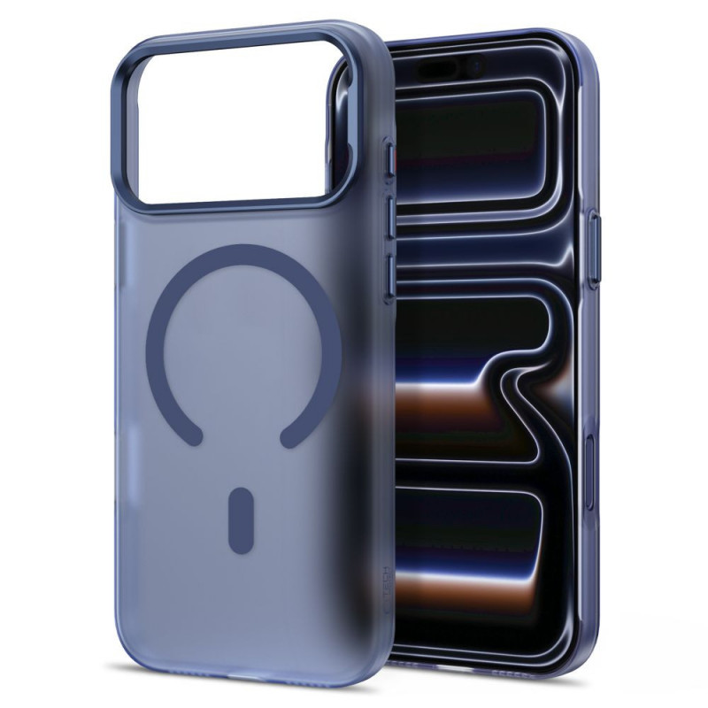 Tech-Protect MagZero MagSafe apvalks, paredzēts Apple iPhone 17 Pro Max / 18 Pro Max, matēts tumši zils