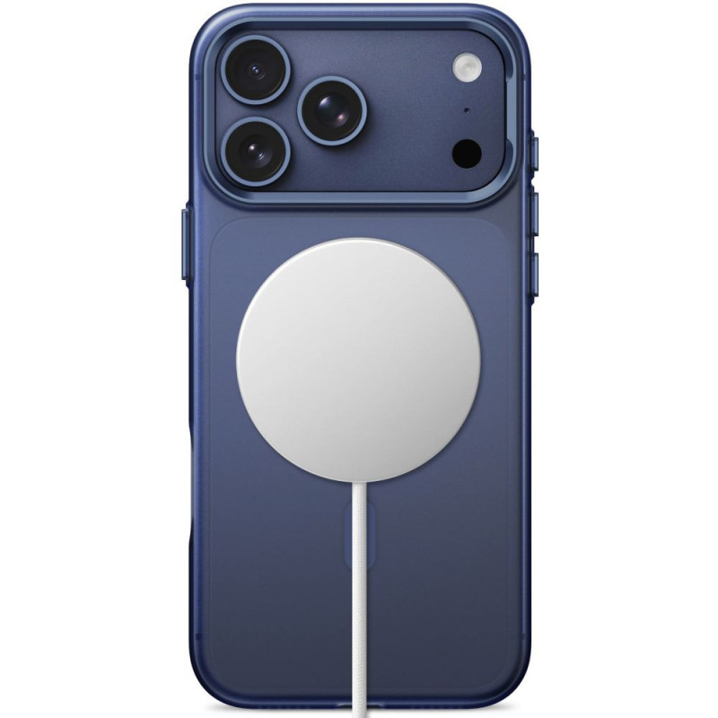 Tech-Protect MagZero MagSafe apvalks, paredzēts Apple iPhone 17 Pro Max / 18 Pro Max, matēts tumši zils