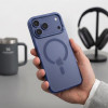 Tech-Protect MagZero MagSafe apvalks, paredzēts Apple iPhone 17 Pro Max / 18 Pro Max, matēts tumši zils