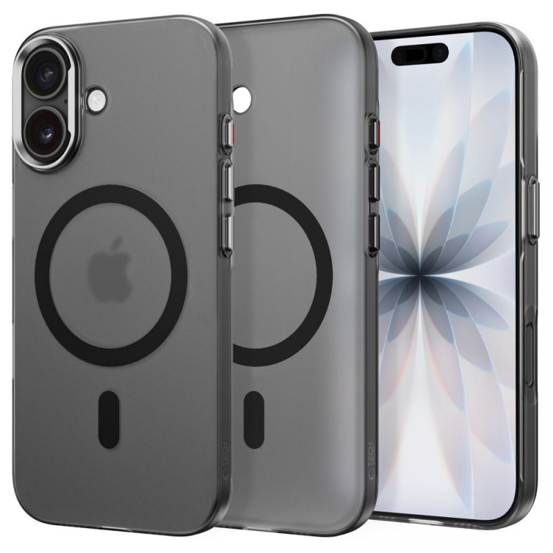 Tech-Protect MagZero MagSafe apvalks, paredzēts Apple iPhone 17, matēts melns