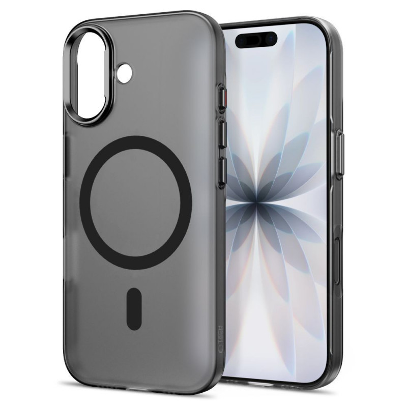 Tech-Protect MagZero MagSafe apvalks, paredzēts Apple iPhone 17, matēts melns