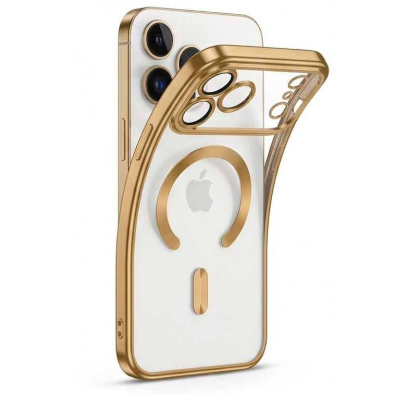 Tech-Protect Magflex MagSafe apvalks Apple iPhone 17 Pro Max / 18 Pro Max, spīdīgi zelta krāsā