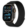 Tech-Protect Nylon Sport siksniņa Apple Watch 44/45/46/49 mm, melna