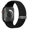 Tech-Protect Nylon Sport siksniņa Apple Watch 44/45/46/49 mm, melna