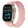 Tech-Protect Nylon Sport siksniņa Apple Watch 44/45/46/49 mm, gaiši rozā