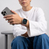 Tech-Protect Nylon Sport siksniņa Apple Watch 44/45/46/49 mm, gaiši rozā