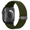 Tech-Protect Nylon Sport siksniņa Apple Watch 44/45/46/49 mm, tumši zaļa