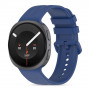 Tech-Protect Silicone Evo siksniņa Samsung Galaxy Watch 8 / 9 / Classic 40 / 44 / 46 mm pulksteņiem, tumši zila