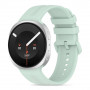 Tech-Protect Silicone Evo siksniņa Samsung Galaxy Watch 8 / 9 / Classic 40 / 44 / 46 mm pulksteņiem, piparmētru krēma