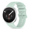 Tech-Protect Silicone Evo siksniņa Samsung Galaxy Watch 8 / 9 / Classic 40 / 44 / 46 mm pulksteņiem, piparmētru krēma