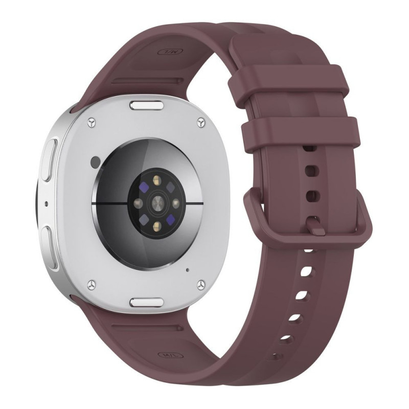 Tech-Protect Silicone Evo siksniņa Samsung Galaxy Watch 8 / 9 / Classic 40 / 44 / 46 mm pulksteņiem, samtaina plūme