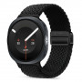 Tech-Protect NylonMag siksniņa Samsung Galaxy Watch 8 / 9 / Classic 40 / 44 / 46 mm pulksteņiem, melna