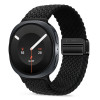 Tech-Protect NylonMag siksniņa Samsung Galaxy Watch 8 / 9 / Classic 40 / 44 / 46 mm pulksteņiem, melna