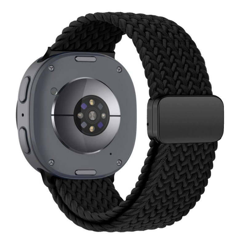 Tech-Protect NylonMag siksniņa Samsung Galaxy Watch 8 / 9 / Classic 40 / 44 / 46 mm pulksteņiem, melna