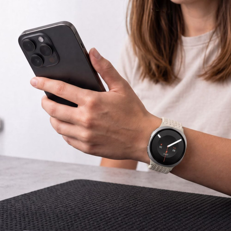 Tech-Protect NylonMag siksniņa Samsung Galaxy Watch 8 / 9 / Classic 40 / 44 / 46 mm pulksteņiem, Starlight