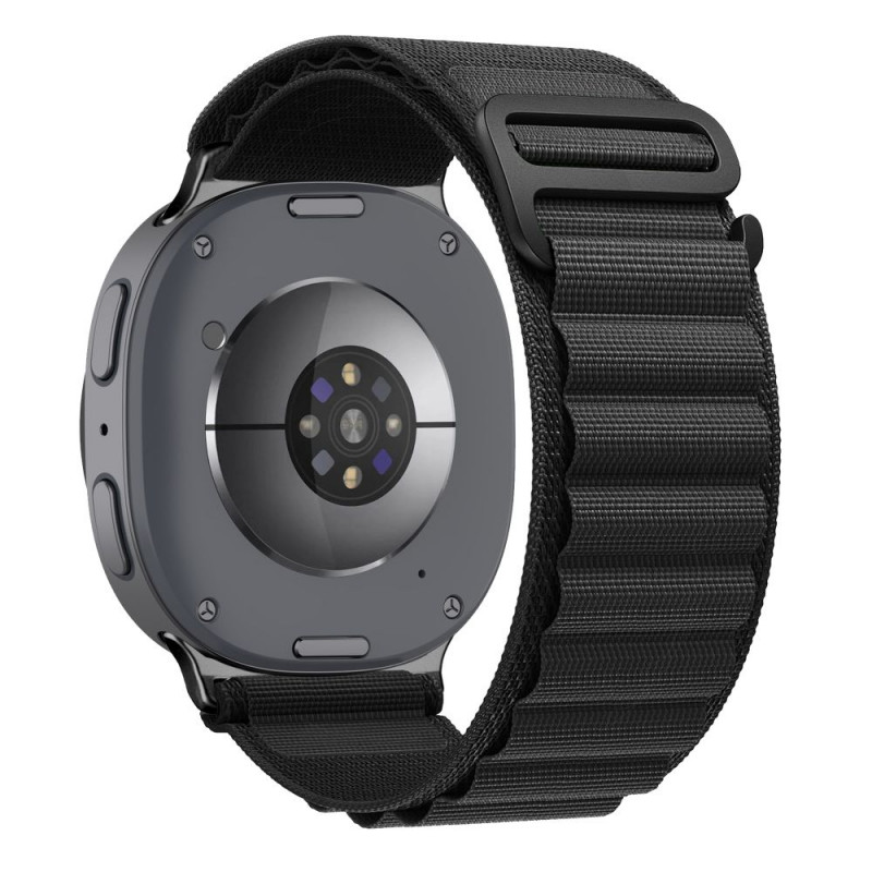 Tech-Protect Nylon Pro siksniņa Samsung Galaxy Watch 8 / 9 / Classic 40 / 44 / 46 mm pulksteņiem, melna