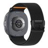Tech-Protect Nylon Clasp pulksteņa siksniņa, paredzēta Samsung Galaxy Watch 8 / 9 / Classic 40 / 44 / 46 mm, melna