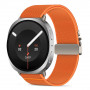 Tech-Protect Nylon Clasp pulksteņa siksniņa, paredzēta Samsung Galaxy Watch 8 / 9 / Classic 40 / 44 / 46 mm, oranža