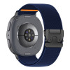 Tech-Protect Nylon Clasp pulksteņa siksniņa, paredzēta Samsung Galaxy Watch 8 / 9 / Classic 40 / 44 / 46 mm, tumši zila