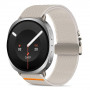 Tech-Protect Nylon Clasp pulksteņa siksniņa, paredzēta Samsung Galaxy Watch 8 / 9 / Classic 40 / 44 / 46 mm, Starlight