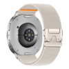 Tech-Protect Nylon Clasp pulksteņa siksniņa, paredzēta Samsung Galaxy Watch 8 / 9 / Classic 40 / 44 / 46 mm, Starlight