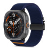 Tech-Protect Nylon Clasp pulksteņa siksniņa, paredzēta Samsung Galaxy Watch Ultra 1 / 2 2024-2026 47 mm, tumši zila