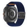 Tech-Protect Nylon Clasp pulksteņa siksniņa, paredzēta Samsung Galaxy Watch Ultra 1 / 2 2024-2026 47 mm, tumši zila
