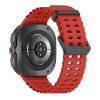 Tech-Protect Iconband Pro pulksteņa siksniņa, paredzēta Samsung Galaxy Watch Ultra 1 / 2 2024-2026 47 mm, tumši sarkana