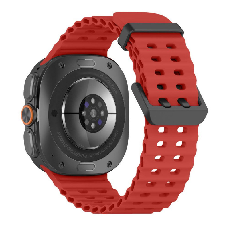 Tech-Protect Iconband Pro pulksteņa siksniņa, paredzēta Samsung Galaxy Watch Ultra 1 / 2 2024-2026 47 mm, tumši sarkana