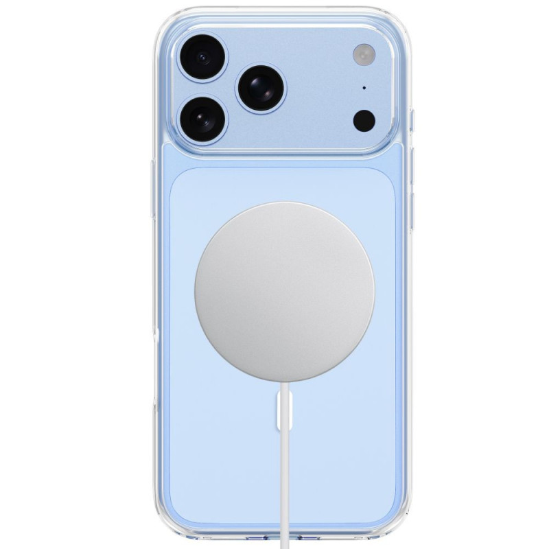 Tech-Protect FlexAir Hybrid MagSafe apvalks ar rūdīto stiklu (2 gab.) tālrunim Apple iPhone 17 Pro / 18 Pro, caurspīdīgs