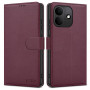 Tech-Protect Wallet maciņš-vāciņš Xiaomi Redmi Note 17 Pro 5G, bordo krāsā
