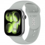 Tech-Protect Silicone siksniņa Apple Watch 8/9/10/11/12/SE 40/41/42 mm, pelēka