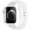 Tech-Protect Silicone siksniņa Apple Watch 8/9/10/11/12/SE 40/41/42 mm, balta