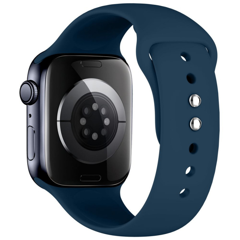 Tech-Protect Silicone siksniņa Apple Watch 8/9/10/11/12/SE 40/41/42 mm, tumši zila