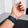 Tech-Protect Silicone siksniņa Apple Watch 8/9/10/11/12/SE 40/41/42 mm, tumši zila