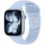 Tech-Protect Silicone siksniņa Apple Watch 8/9/10/11/12/SE 40/41/42 mm, gaiši zila