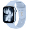 Tech-Protect Silicone siksniņa Apple Watch 8/9/10/11/12/SE 40/41/42 mm, gaiši zila