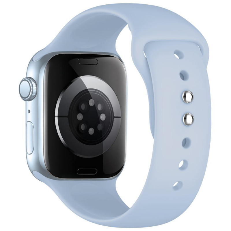 Tech-Protect Silicone siksniņa Apple Watch 8/9/10/11/12/SE 40/41/42 mm, gaiši zila