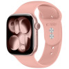 Tech-Protect Silicone siksniņa Apple Watch 8/9/10/11/12/SE/Ultra 44/45/46/49 mm, putekļainas rozes krāsā