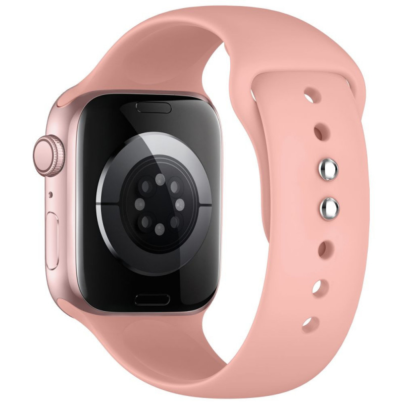 Tech-Protect Silicone siksniņa Apple Watch 8/9/10/11/12/SE/Ultra 44/45/46/49 mm, putekļainas rozes krāsā