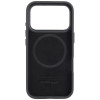 Audi R8 Genuine Leather MagSafe apvalks no īstas ādas iPhone 18 Pro / 17 Pro, melns ar sarkanu (AUDI000239)