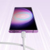 Joyroom S-A14 Multi-Color Series USB-C - USB-C kabelis, 60 W, 480 Mbps, 1,2 m, balts (S-CC100A141W)
