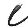 Joyroom Starry Series SA32-CC3 USB-C - USB-C kabelis, 60 W, 480 Mbps, 1 m, melns