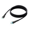 Joyroom Starry Series SA32-CC3 USB-C - USB-C kabelis, 60 W, 480 Mbps, 1 m, melns