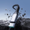 Joyroom Flash Series S-A28 USB-C - USB-C kabelis, 60 W, 480 Mbps, 1 m, melns