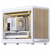 Jonsbo D33 Wood datora korpuss, mazs korpuss, mATX, rūdīts stikls, balts, koks (D33 WD/WHITE)